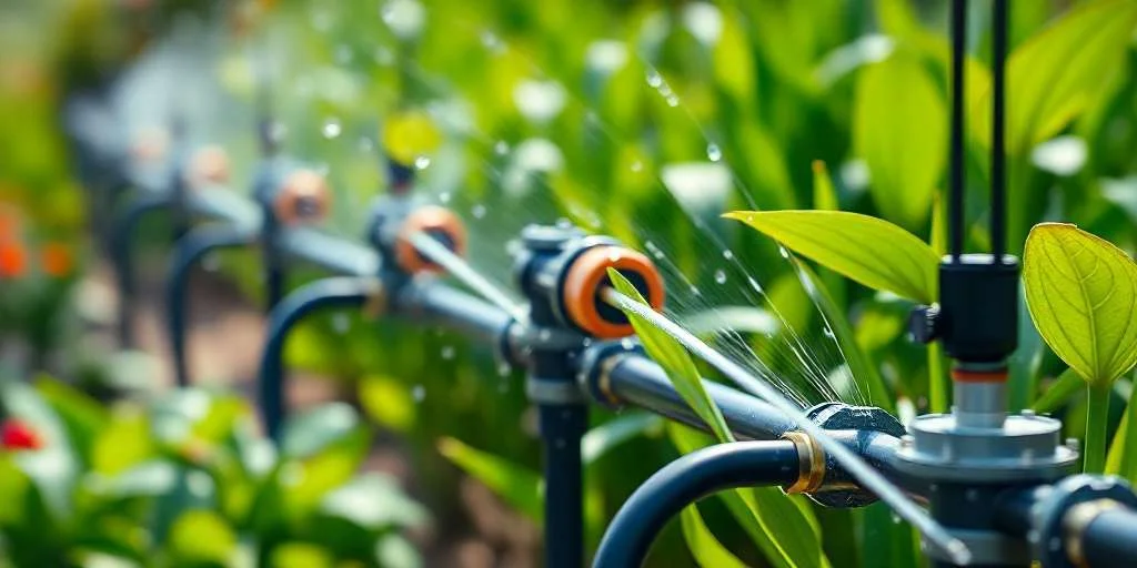 Sistema de riego de jardín